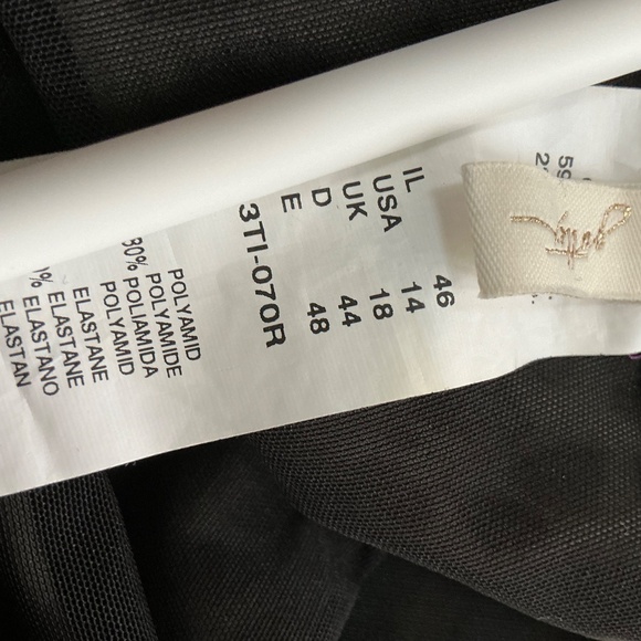 Gottex ladies strapless leopard print with floral bodice bathing suit, - Picture 5 of 5